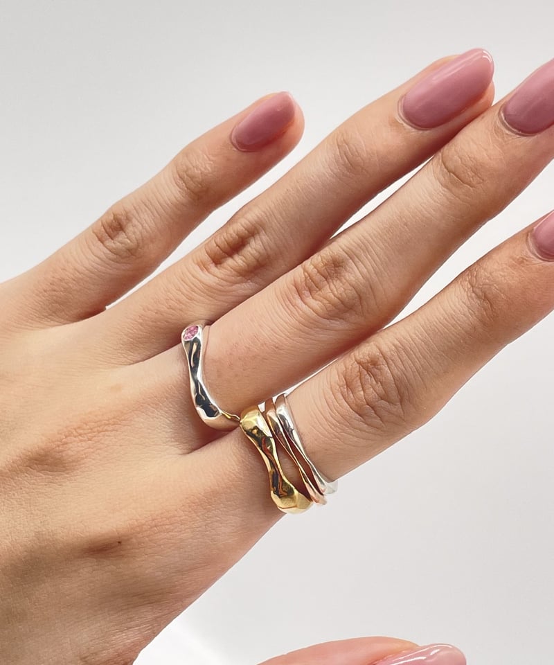 アフガンノマドリングF AGAR9565__DI ハーフエタニティ リング 0.20ct｜リング・指輪