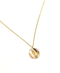 crescent moon necklace K10