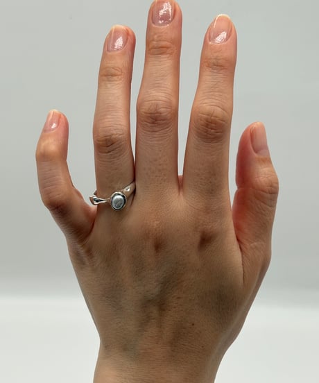 minamo ring with pearl