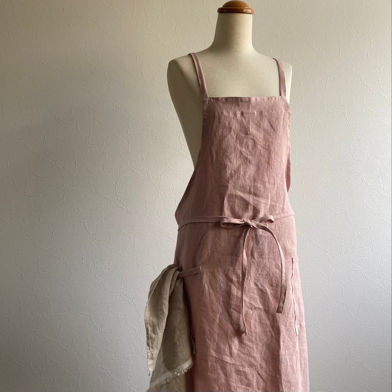 リネンエプロン　リバーシブル LILI et NENE FOG LINEN WORK（フォグ リネンワーク） FOG LINEN