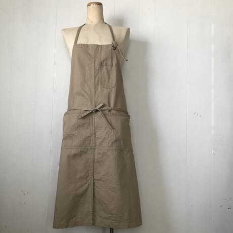 コットンヘンリボーンエプロン