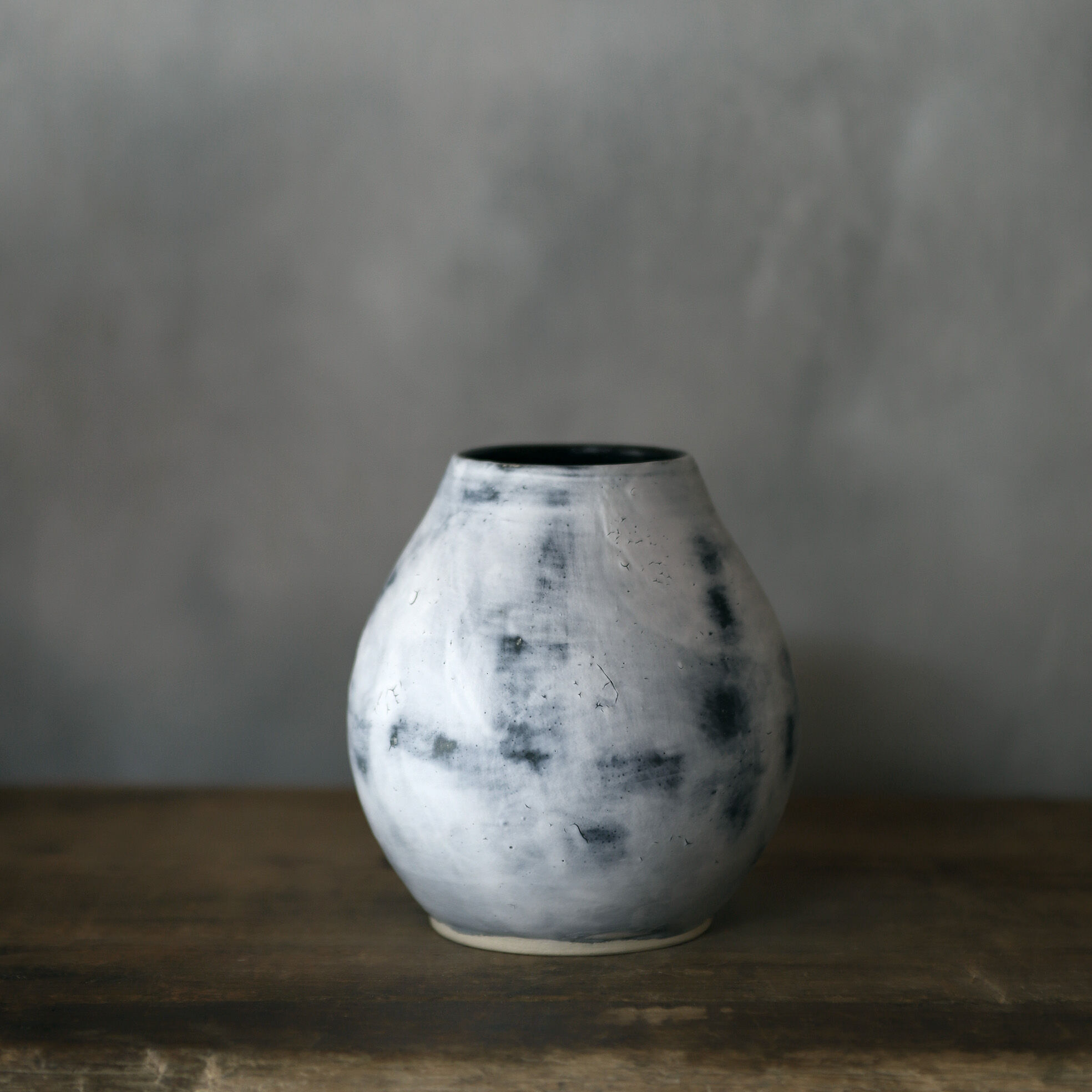 IAAC Crafts 陶芸 壺 花瓶 白釉 陶器 original