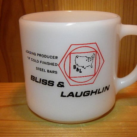 ミルクガラス FEDERAL BLISS&LAUGHLIN
