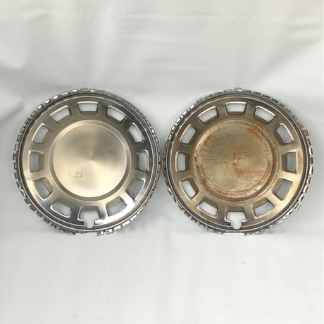 デットストック ‘71 ‘72 トヨタ カリーナ DX 1400 ホイールキャップ 13インチ 2枚セット