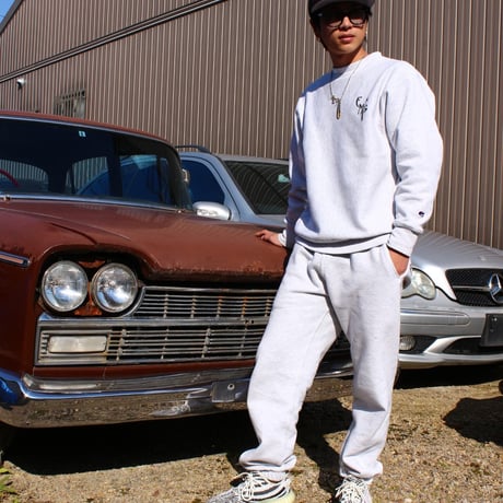 受注販売 エンプティーズ オリジナル スウェット パンツ 12oz ヘビーウエイト アッシュ［SWEATPANTS-01］