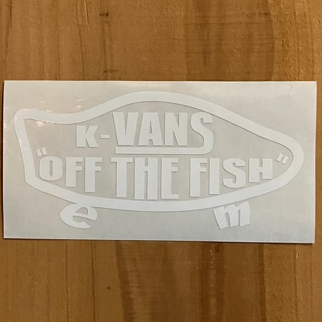 K-VANS ステッカー ホワイト［ES-11］