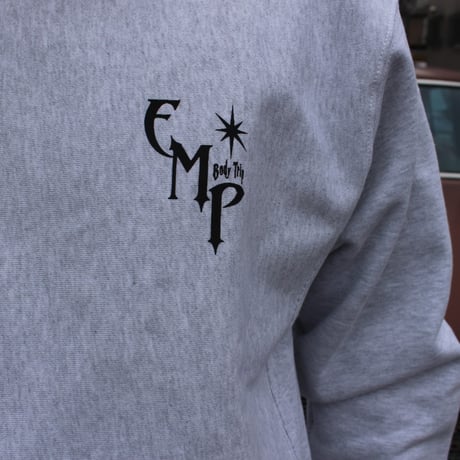 受注販売 エンプティーズ オリジナル スウェット シャツ 12oz ヘビーウエイト クルーネック アッシュ［SWEATSHIRT-01］