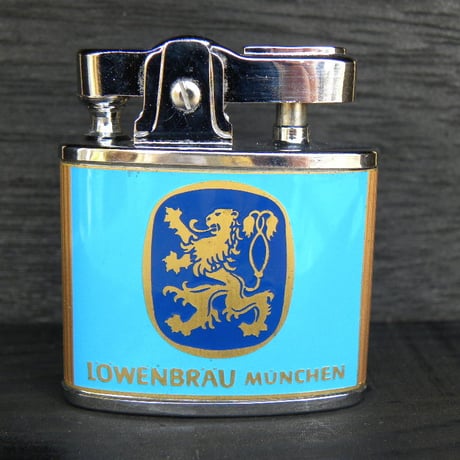 国産ヴィンテージオイルライター LOWENBRAU MUNCHEN
