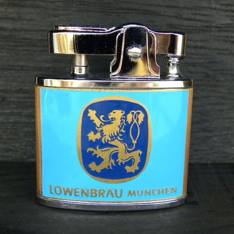 国産ヴィンテージオイルライター LOWENBRAU MUNCHEN