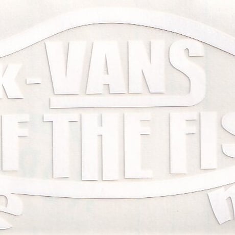 K-VANS ステッカー ホワイト［ES-11］