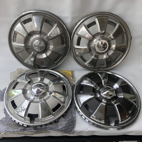 デットストック '72 トヨペット コロナ 1600 DX RT81 ホイールキャップ 13インチ 4枚セット