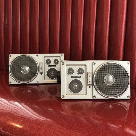 当時物 KEYSOUND MS-407 置き型 スピーカー ペア
