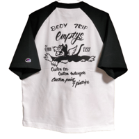 エンプティーズ オリジナル Flying Cat T-Shirt ［FCTWHBK］