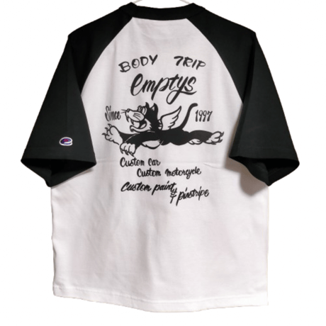 エンプティーズ オリジナル Flying Cat T-Shirt ［FCTWHBK］