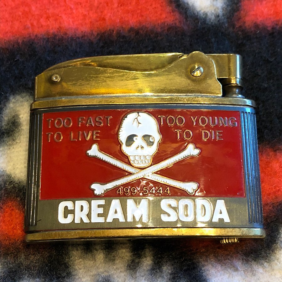 当時物　レア　クリームソーダ　オイルライター original