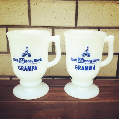 ミルクガラス フッテットマグ ディズニーワールド GRAMMA
