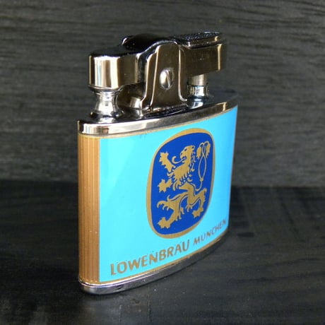 国産ヴィンテージオイルライター LOWENBRAU MUNCHEN