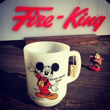 Fire King MICKEY MOUSE TODAY