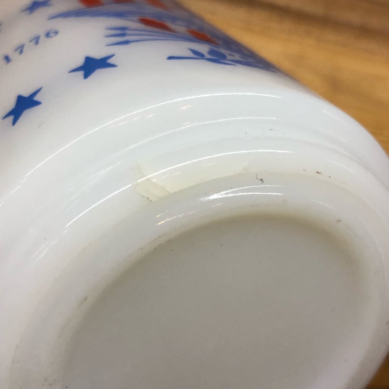 ミルクガラス Glasbake アメリカ建国200周年記念 | EMPTYS