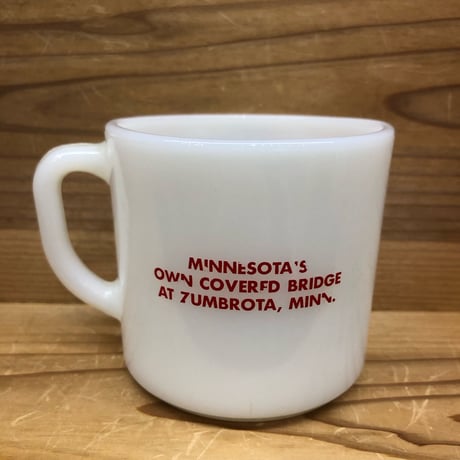 Fire King MINESOTA'S COVERED BREDGE ZUMBROTA