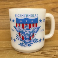 ミルクガラス Glasbake アメリカ建国200周年記念