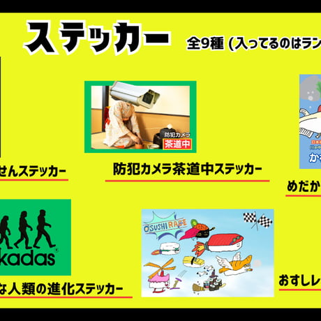 【TAIKID】TAIKIDステッカーパック【在庫がなくなり次第終了！】