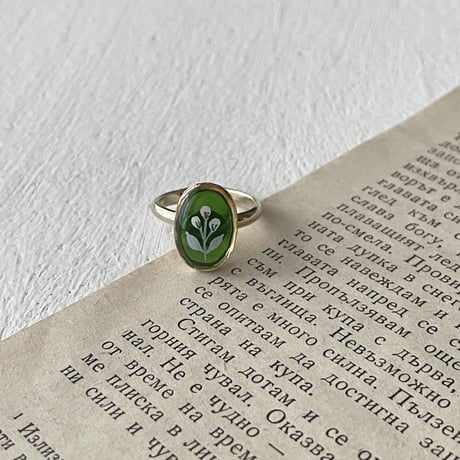 flower ring <green>