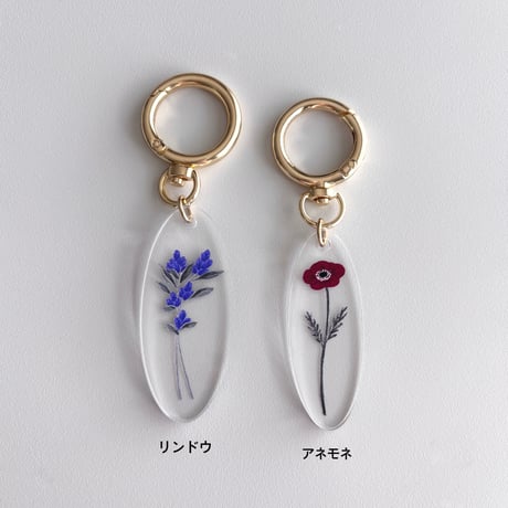 アクリルキーリング