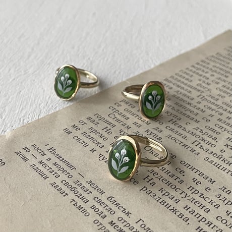 flower ring <green>