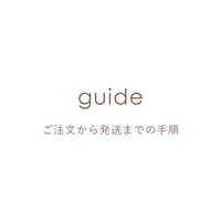 【guide】発送までの手順につきまして