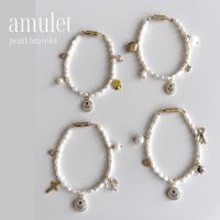 amulet - pearl bracelet