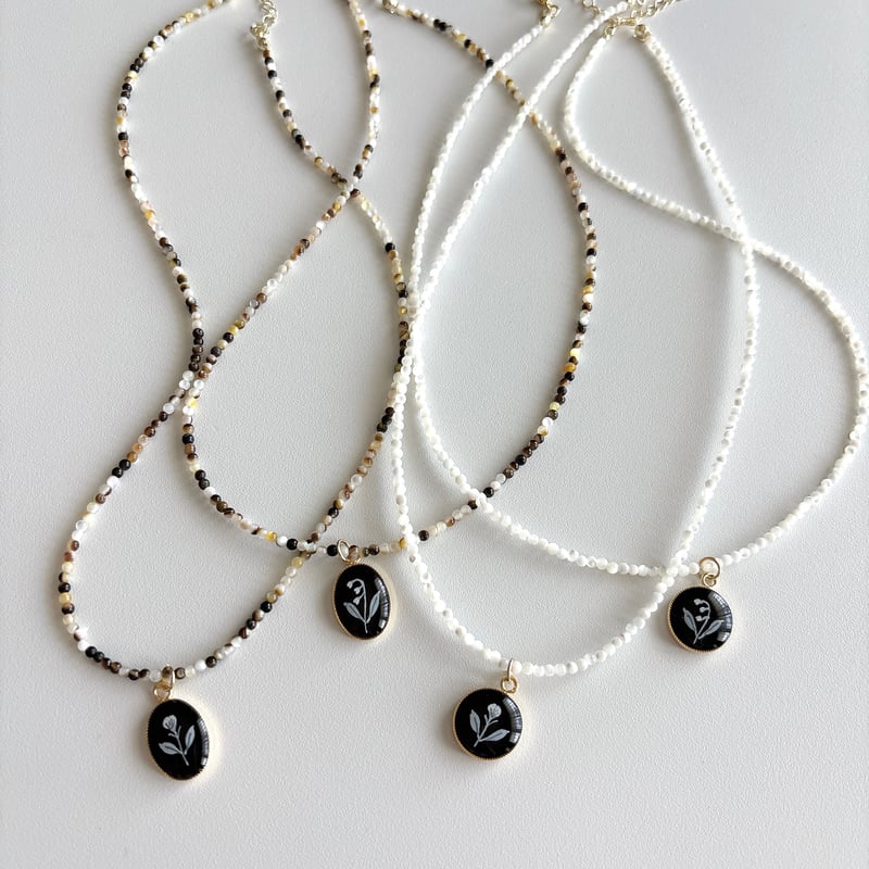 shell beads neckless | nul