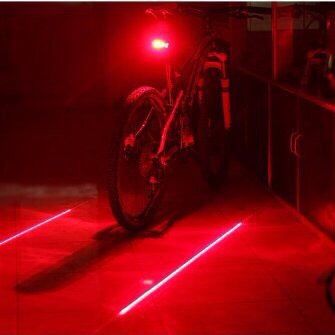 自転車用 テールライト レーザービーム 赤色LED | Bivo-mart