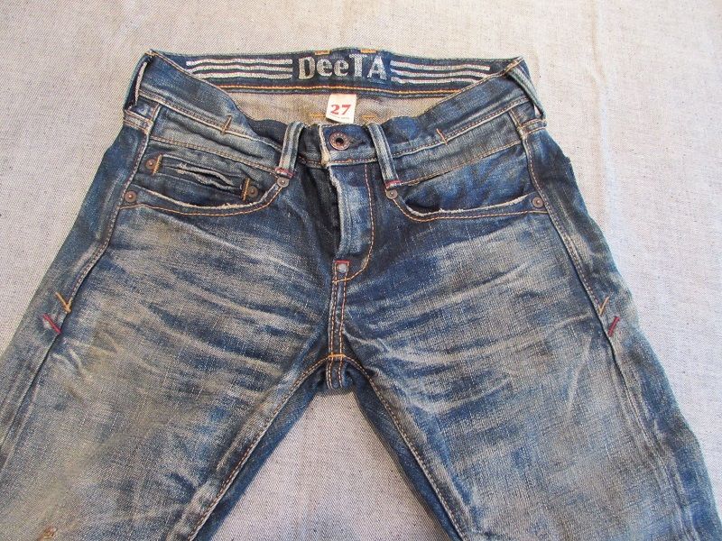 【美色】 DeeTA DTA-004 JEFFLY 加工デニム　W27 DeeTA - デニム / ジェフリー /JEFFLY / Damage & Repair 