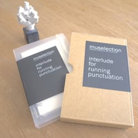 muse003／interlude for running punctuation／疾走する句読点のための間奏曲