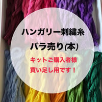 ハンガリー刺繍糸　バラ売り(本)