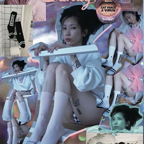 【W付録  STANCE ソックス＋CAT TOY🌹💗】 Sandy magazine（サンディマガジン） vol.17