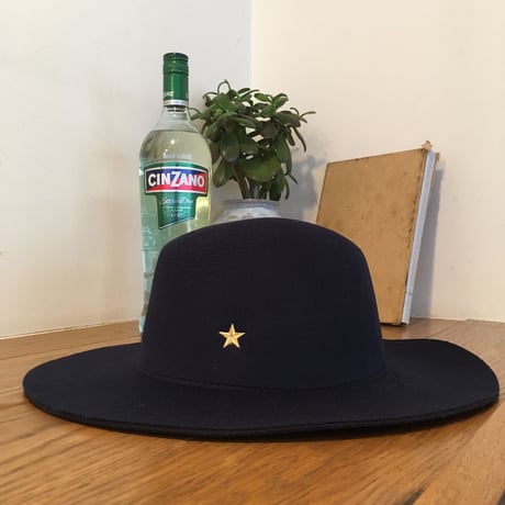 Brim Hat  Long/Navy