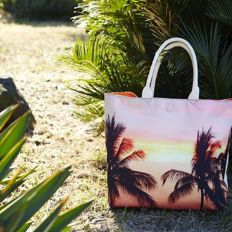 Reversible Tote Bag "Palmtrees"