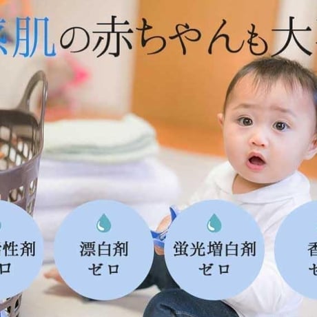 エコランドリー one-g ワンジー 洗濯洗剤 無添加 界面活性剤ゼロ 1回 1g （135g入り）コスパ最強洗剤 自然にかえる成分