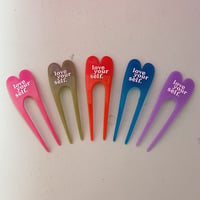 love yourself  KANZASHI 単品 (ハート)