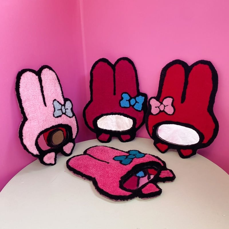 SANRIO公式♡マイメロディ♡タフティングミラー | love yourself. by ぱ