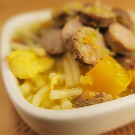 【wango】［特別食］ソーセージのパスタ〈70g〉