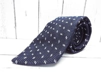 ポロ柄が目を引く【POLO MALLET】ピンドット ポロ柄入りネクタイ