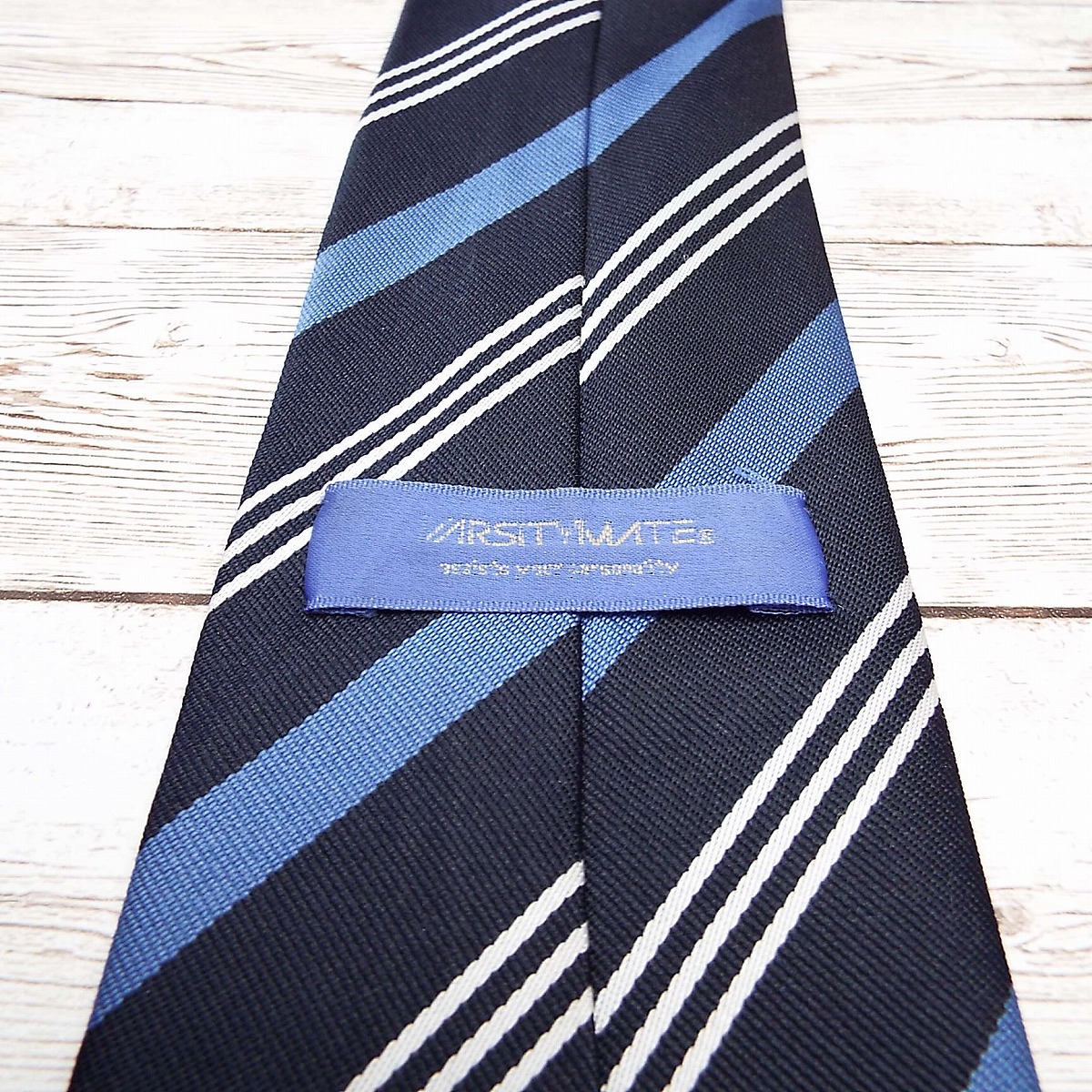 学生コスプレにも◎｜MRSITYMATE ストライプ柄ネクタイ（ネーム記載