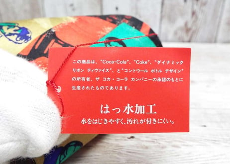 ◎タグ付き未使用◎coca cola コカコーラ　サッカー柄　ネクタイ｜シルク100%