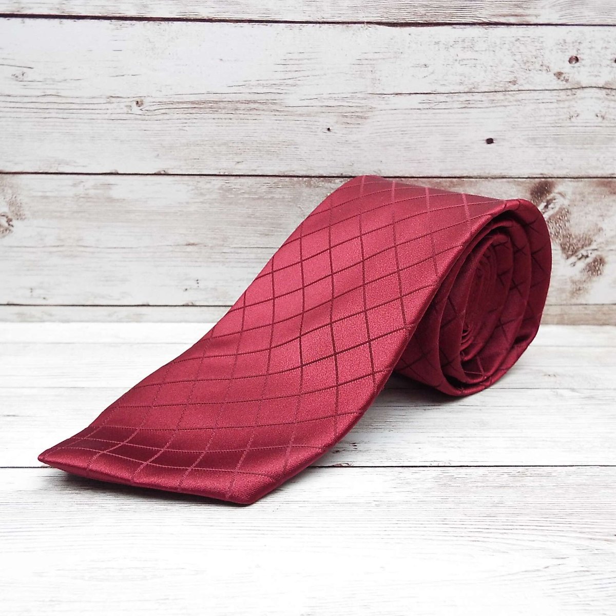 希少未使用◎90s【USA製】インディアンス　ネクタイ　vintage 90年代ビンテージ】日本製 エーゼット スクエアパターンネクタイ