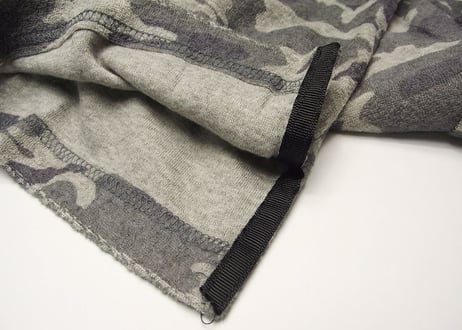 パイル生地が◎｜新品｜BLACK　ON　TETE　HOMME（テットオム）｜迷彩柄グレー系半袖ポロシャツ｜サイズ：M（細身の作りのためS〜M相当）｜メンズ [000020150631]
