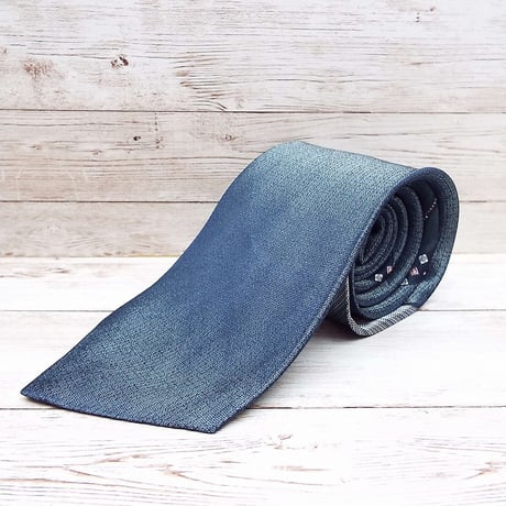 古典柄ネクタイ｜日本製 Dangleace コンビデザイン 和柄ネクタイ グレーシルバー　ポリエステル100%｜17002998