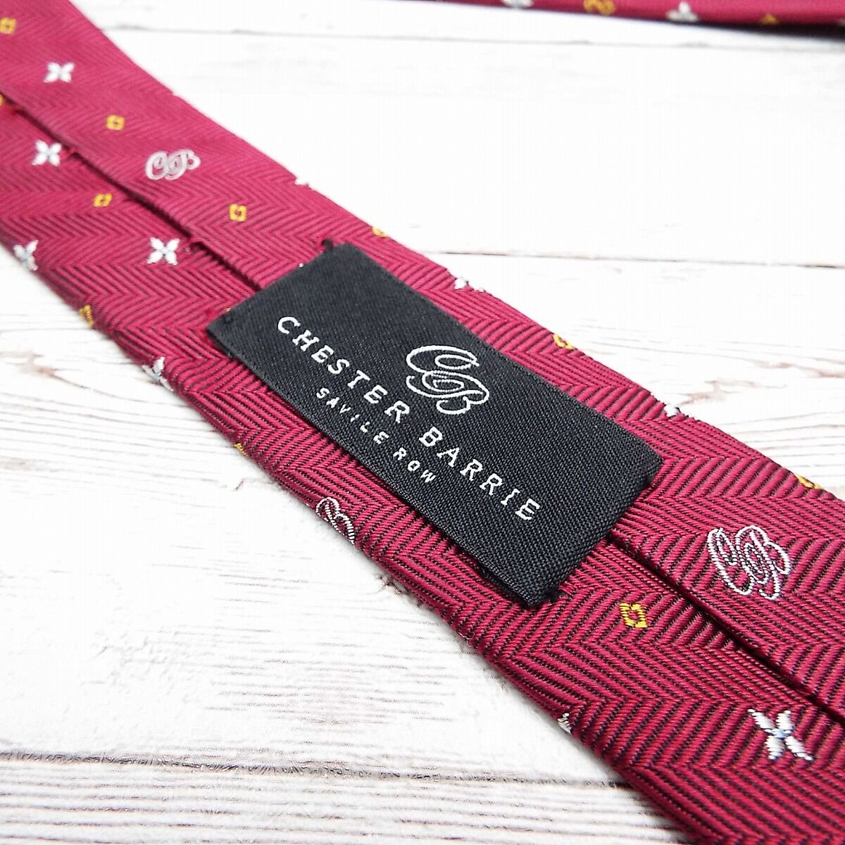 威風堂々の高級ネクタイ】CHESTER BARRIE チェスターバリー（アラ商事 